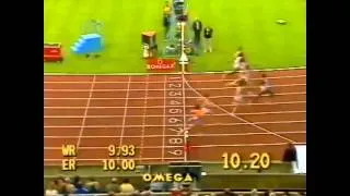 182 European Track and Field 1986 100m Men