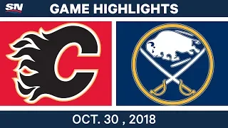 NHL Highlights | Flames vs. Sabres - Oct. 30, 2018