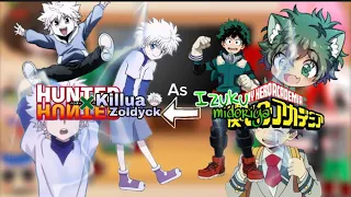 Mha react to izukus past as killua //pt.1/??// //my hero academia// //HunterXHunter// //gach club//