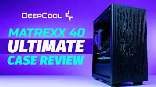 A Budget Micro-ATX Case that Performs and Looks Good? Yes! The Ultimate DeepCool Matrexx 40 Review