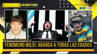 EL FENÓMENO MILEI ABARCA A TODAS LAS EDADES