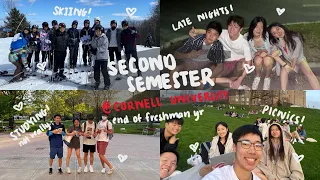 CORNELL FRESHMEN YEAR 🧸 | second semester, random things, moving out