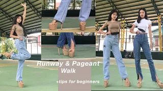 RUNWAY & PAGEANT WALK TUTORIAL (our experiences) | Krishia Diaz