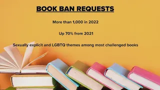 Report: Book ban request reached new high in 2022