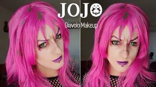 JOJO VENTO AUREO - Diavolo Cosplay Makeup Tutorial 😈💄