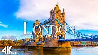 FLYING OVER LONDON 4K UHD - Relaxing Music Along With Beautiful Nature Videos - 4K UHD TV