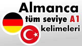 Almanca - Seviye A1 tüm kelime bilgisi - Yeni başlayanlar için Almanca (A1)