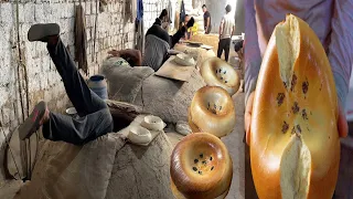 Legendary SAMARKAND breads. 15 000 loaves a day. How to make bread ! amazing