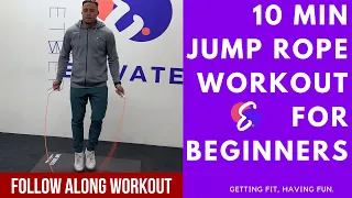 🔥 10 Minute Beginner Jump Rope Workout (Follow Along)