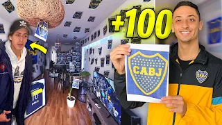 LLENO TODA LA CASA CON FOTOS DE BOCA *Broma a mi mejor amigo*