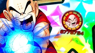 WTF!? E' UN MOSTRO ASSURDO! 100% STR KRILLIN SHOWCASE LINK LVL 10! DBZ: Dokkan Battle ITA