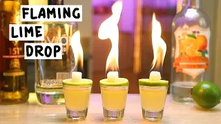 Flaming Lime Drop