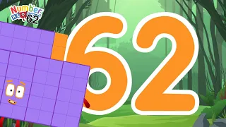 Numberblocks Magic Run 62 - Numberblocks 62 Adventure | Number Explore