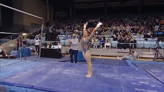 Suni Lee Bars 9.775 1st NCAA event UNC Quad Meet 1-7-22 720p 2969K