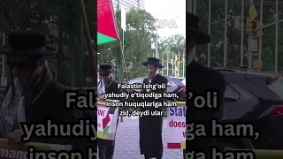 🇵🇸⚡️🇮🇱  Nyu-Yorkda yahudiylar Falastinga ozodlik berishni talab qilmoqda