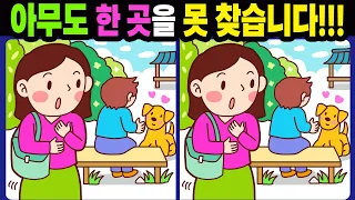 【다른그림찾기/치매예방】아무도 한 곳을 못 찾습니다!【틀린그림찾기/두뇌운동/숨은그림찾기/Find the Difference/치매예방퀴즈】981