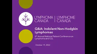 Indolent Non Hodgkin Lymphomas Q&A