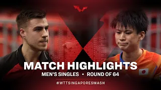 Darko Jorgic vs Shunsuke Togami | MS | Singapore Smash 2022 (R64)