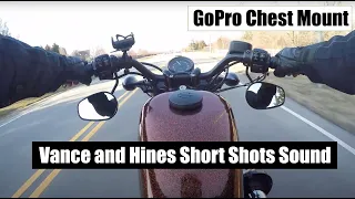 Sportster 48 Vance & Hines Exhaust Sound with GoPro Chest Mount