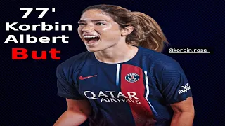 Le premier but de Korbin Albert avec l'équipe féminine du PSG.