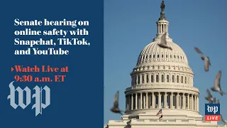 Snapchat, TikTok and YouTube executives testify at Senate hearing - 10/26 (FULL LIVE STREAM)