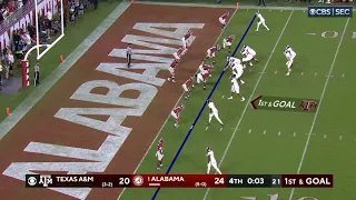Texas A&M vs #1 Alabama CLOSE Ending | 2022 College Football