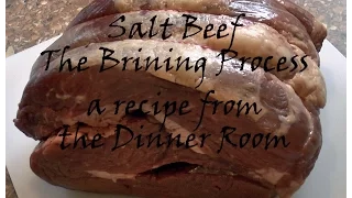 Salt Beef - The Brining Process