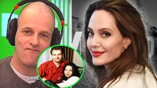 Angelina Jolie compliments ex Jonny Lee Miller; he reminisces a 'terrifying' skydiving date.