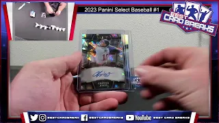 2023 Panini Select Baseball #1 - 12 Box Case Pick Your Team 10/12/23