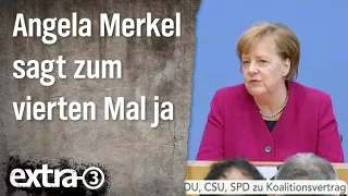 Christian Ehring: Angela Merkel sagt zum vierten Mal ja | extra 3 | NDR