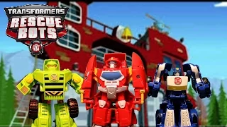 RESCUE BOT Toys, Episode 1: Dinosaur Crisis - it's Rescue Bots vs. Dinosaurs