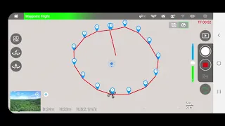 MJX Bugs 16 Pro map flight test (Waypoint route)