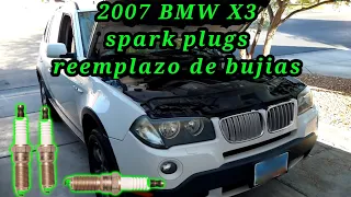 2007 BMW X3 Cómo cambiar las bujías (How to change spark plugs)
