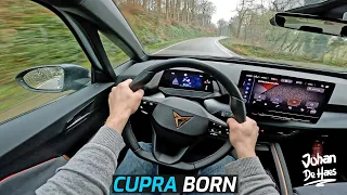 CUPRA BORN 58 kWh BATTERY 204 HP POV TEST DRIVE