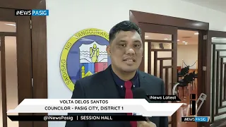 Bagong schedule ng Session ng Sanggunian, ipinaliwanag ni Konsi Volta | iNews Pasig