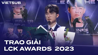 [VIETSUB] TRAO GIẢI LCK AWARDS 2023 | T1 CHIẾM TRỌN SPOTLIGHT