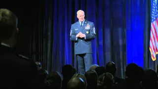 CMSAF James Cody at the 2015 Air Force Association Air Warfare Symposium