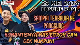 Romantisnya mas Fitroh menjaga dek Mumpuni Protektif sampai panggung