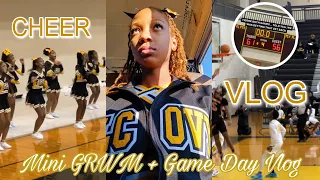 GAME DAY VLOG|| Varsity Cheerleader (GRWM)