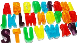 How to Make Rainbow Jello Gummy Alphabet Letters | Fun & Easy DIY Gummy Treats to Try at Home!