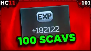 Farming 100 SCAV KILLS for 180,000XP!! - Hardcore S11 - #101