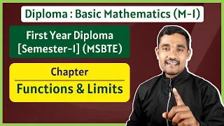 Functions and Limits - 06 | Even and Odd Functions | Applied Mathematics | First Year Diploma MSBTE