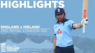 England v Ireland Highlights | Bairstow Smashes England to Series Win! | 2nd ODI