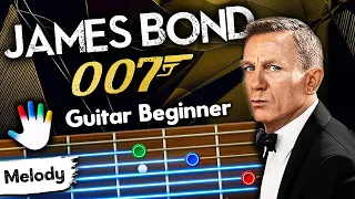 James Bond Theme Guitar Lessons for Beginners John Barry Tutorial | Easy Chords + Backing Track