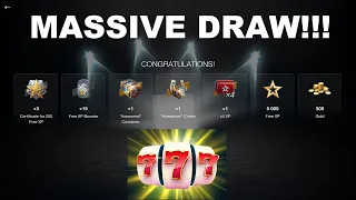 WoT Blitz  Massive Container Draw - 700 Gold, 7000 battles, 7-year account? Time for Free Tank!  XD