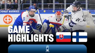 Highlights: Slovakia vs Finland | 2024 #U18MensWorlds