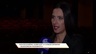Rujna zora/ Novogodišnji koncert Crnogorskog narodnog pozorišta/ Zorana Kralj PR CNP- a /22.12.2021.