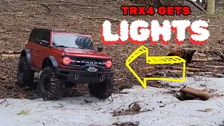 50$ GLOBACT Light Kit for the TRX4 2021 Bronco INSTALL