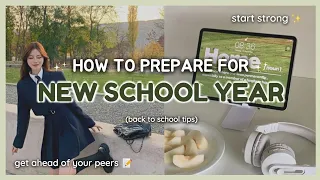 How To Prepare for a New School Year 2022 📚✨| Back To School Tips