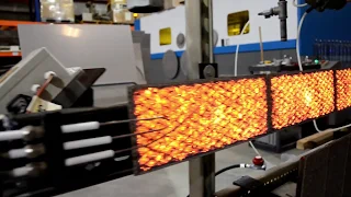 Infrared Gas Burner Line